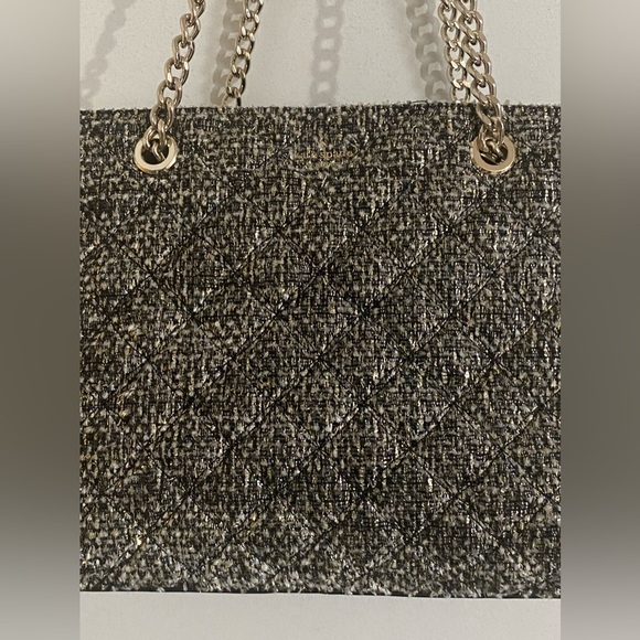 Kate spade sparkle shimmer tweed bag purse Natalia tote - Picture 7 of 11
